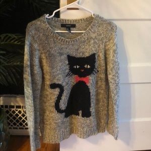 Forever 21 knit cat sweater